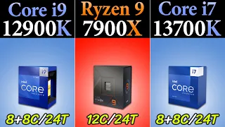 i9-12900K vs R9 7900X vs i7-13700K - RTX 3080 and RTX 3060 | How Much Performance Difference?