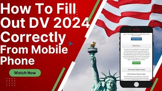 How to apply - DV2024 green card lottery using your phone. Step by step instructions  (Apply here)
