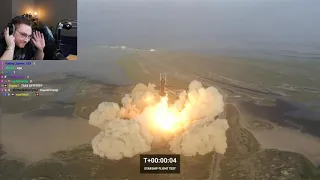 ohnePixel reacts to SpaceX Starship Flight Test 🚀 *INSANE*