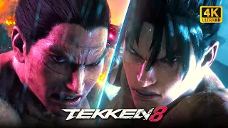 TEKKEN 8 | FALLEN DESTINY - LAUNCH EDITION | JIN VS KAZUYA - RAIN STAGE | Extended Video Mix