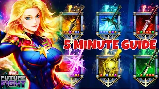 iNSANE Free to Play POWER BOOST in 5 Minutes Easiest way to Farm & Build Swords| Marvel Future Fight