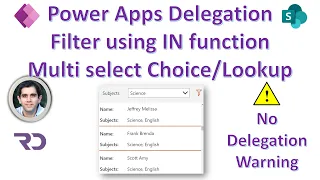 PowerApps Delegation & Gallery Filtering using multi select Choice and Lookup Columns (Part 4)