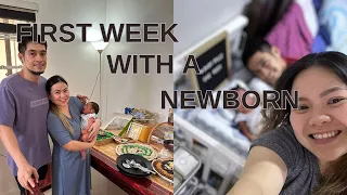 FIRST WEEK WITH A NEWBORN