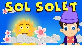 Cançons Infantils i amb subtítuls | Sol solet amb lletra | Catalan Children's Song - Sun, Little Sun