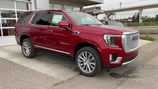 Red 2023 GMC Yukon Denali Review Calgary Alberta - Wolfe Calgary