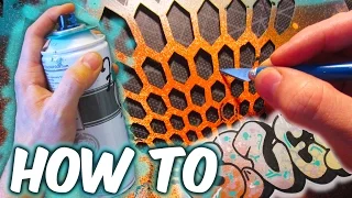 How To Make A Stencil and Canvas