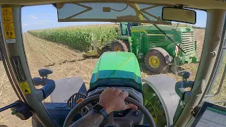 POV Drive: John Deere 6175R | Corn Silage