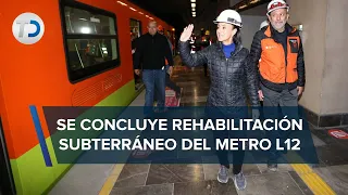 Línea 12 del Metro: concluyen rehabilitación del tramo subterráneo