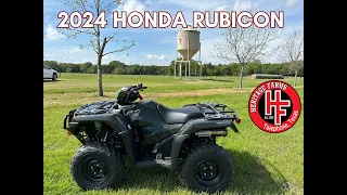 New ATV - 2024 Honda Rubicon,   we divorced the Polaris.