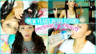 New Years Resolutions Expectations Vs. Reality