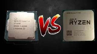 Amd Ryzen 7 1700 vs Intel i7 8700 Кто победит