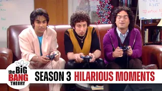 Season 3 Hilarious Moments | The Big Bang Theory