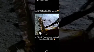 🤟Pragyan Rover walking on moon#india walks on the moon#Rover pragyan takes walk on moon #shorts feed