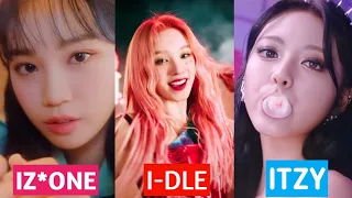 I-TRINITY | ITZY VS (G)I-DLE VS IZ*ONE - Ranking Group Songs in Different Categories