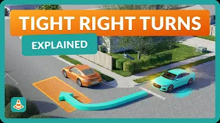 How to Make Tight Right Turns Safely - Driving Instructor Explains