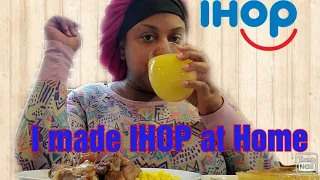 Copycat IHOP Breakfast|mukbang