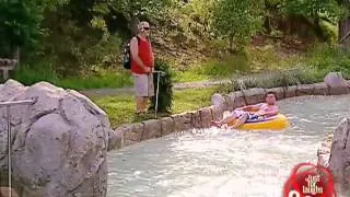 Blind Man Pees On People at Waterpark Prank