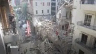 Sufrimiento en Beirut un mes después de la explosion