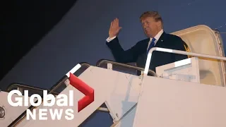 Donald Trump arrives in Vietnam for second summit with Kim Jong Un