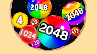 Dig 2048 Games - TRACE MERGE 2048 (2048 Sand Balls)