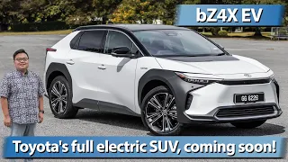 2023 Toyota bZ4X EV - coming to Malaysia soon!