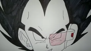 Drawing Vegeta Scouter.ベジータスカウターを描画する方法.