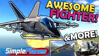 Fighter Jet DESTROYS Everything It FIGHTS! - Simple Planes