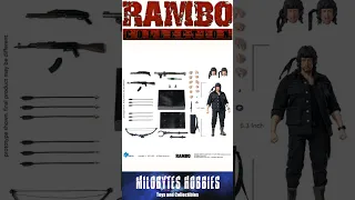 HIYA Toys John Rambo - Rambo: First Blood Part II #shorts