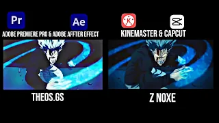 Kinemaster Vs  Adobe Premiere Pro&Adobe After Effects | anime edit