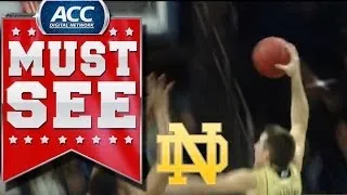 Notre Dame's Pat Connaughton Drives Down The Lane For A Monster Dunk | ACC Must See Moment