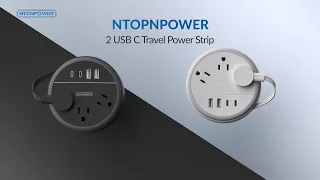 Ntonpower New Travel Power Strip | Your compact companion for on-the-go charging