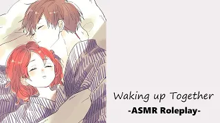 [ASMR] Waking up Together [Cuddles] [Friends to Lovers] [Embarrassed]