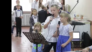 Привітання від найменших для сестри, до сліз!)))