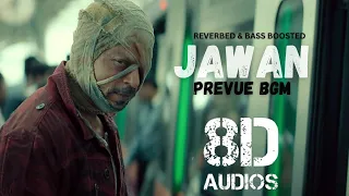 Jawan Prevue Theme ( 8D Audio ) |  Shah Rukh Khan | Anirudh | Atlee | Nayanthara | Vijay | Deepika
