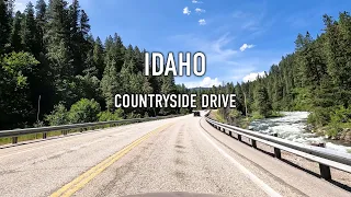 Idaho Countryside Drive via ID-55 in 4K