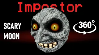 If SCARY MOON was the Impostor 🚀 Among Us Minecraft 360°