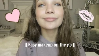 Quick and easy makeup on the go  || Maddie Ziegler