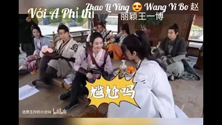 Vương Nhất Bác với bạn diễn khác và với Triệu Lệ Dĩnh #赵丽颖 #王一博 #zhaoliying #wangyibo