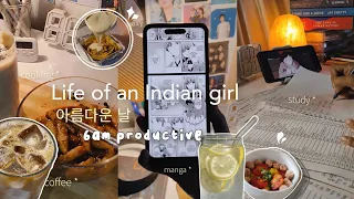 6am productive | Life of an Indian girl | asmr study vlog | aesthetic life in India 🍃🪐
