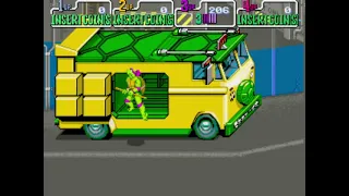 Teenage Mutant Ninja Turtles - The Arcade Game  1989 - Longplay Donatello