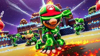 MARIO, LUIGI, YOSHI, BOWSER JR. - WINNER? or LOSER? Mario Strikers Battle League CUP BATTLES