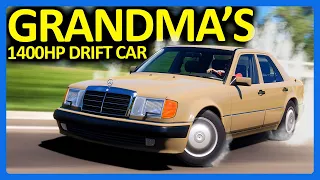 Forza Horizon 5 : Grandma's 1400 Horsepower Drift Car!! (FH5 Mercedes 500E)