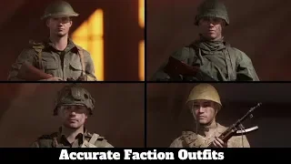 Battlefield V - Historiaclly Accurate Outfits (UK U.S German Japanese)