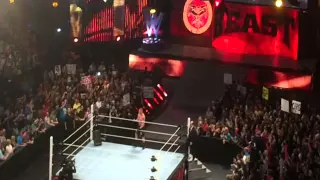 WWE Raw 3/30/2015 (San Jose, CA) - Brock Lesnar (w/ Paul Heyman) Opening Segment Entrance