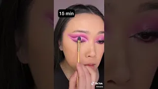 5 min vs 15 min Euphoria Makeup Looks