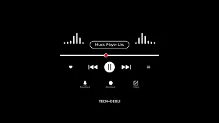 Music Player Spectrum Black Screen Video Effects || Template For Kinemaster Editing Background
