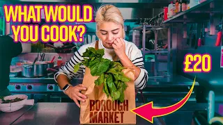 Borough Market - £20 challenge! (2023) ft. Auntie Liz & Raph