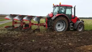 Jesienna Orka 2015 Zetor Forterra 115 + Agro Masz PO4 [HD]