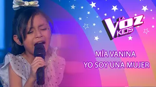 Mía Vanina | Yo soy una mujer | Audiciones a ciegas | Temporada 2022 | La Voz Kids