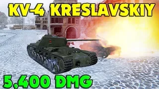 World Of Tanks | KV-4 Kreslavskiy - 5400 Damage - 9 Kills - 4,4K Blocked